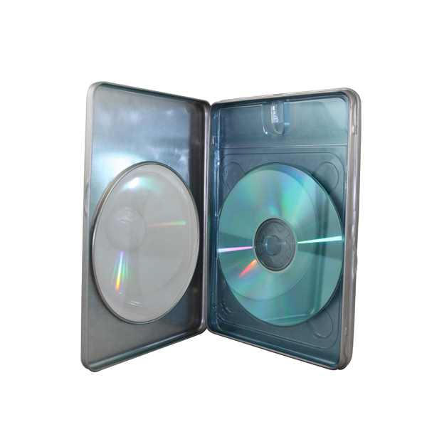 light blue tray in the DVD tin case